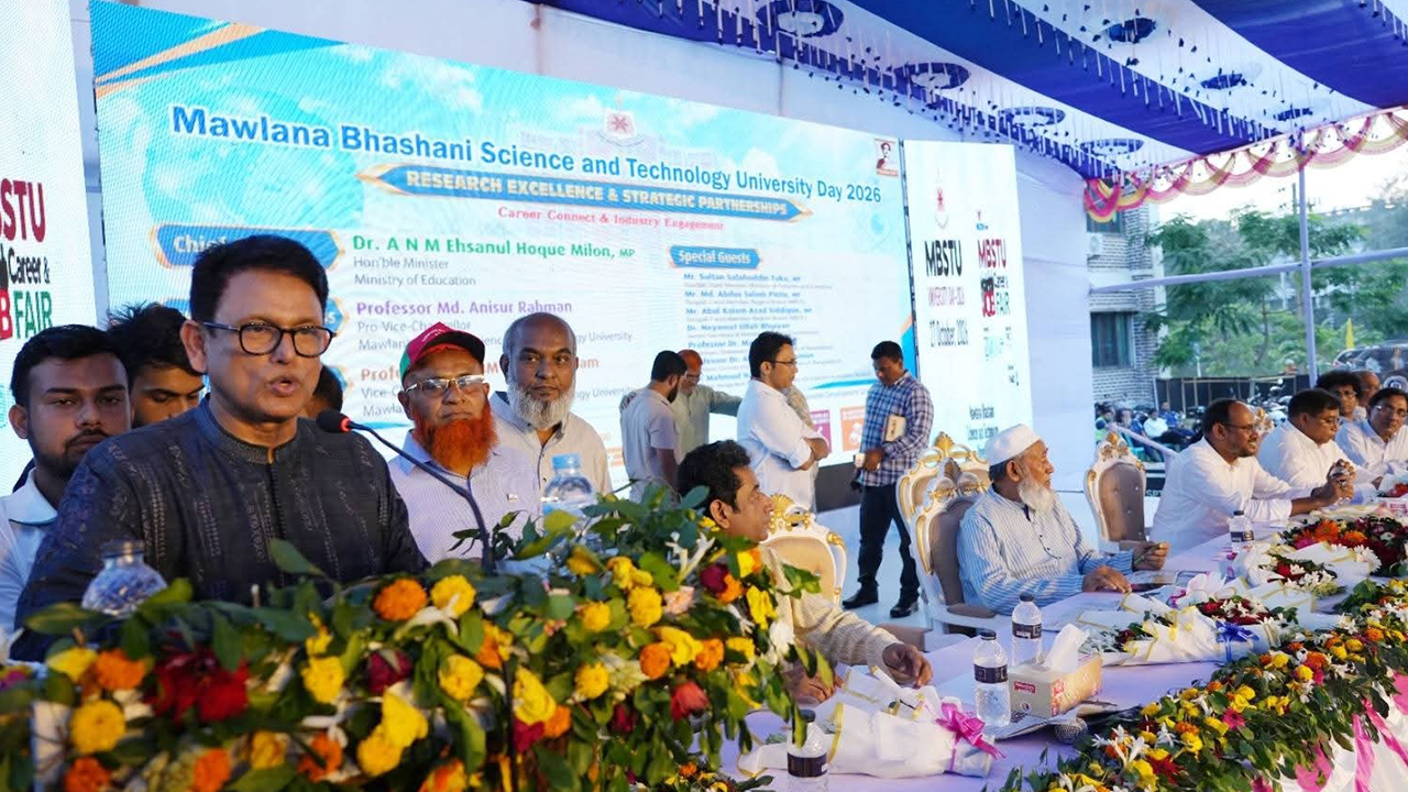 মাভাবিপ্রবির ২৭০০ কোটি টাকার প্রকল্প পাস করানোর শিক্ষামন্ত্রীর ঘোষণা